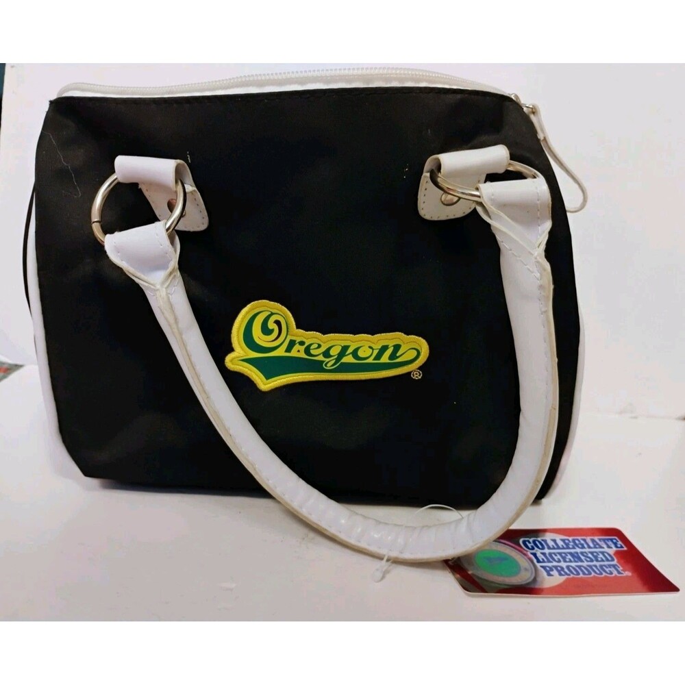 University of Oregon Ducks NWT Handbag Purse Black White Collegiate Licensed